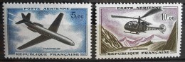 FRANCE 1960/64 - POSTE AERIENNE Les N° 40 Et 41 - 2  Timbres NEUFS* Y&T 20,00€ - 1960-.... Mint/hinged