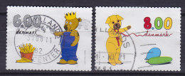 Denmark 2011 Mi. 1658-59 A     6.00 & 8.00 Kr Children's TV Complete Set (from Sheet) - Used Stamps