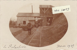 CANDE : La Balastière - Ardoisière - De Toute Rareté  - Superbe Carte Photo ! - Andere & Zonder Classificatie