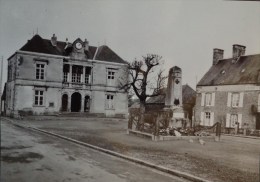 53 LANDIVY  CARTE PHOTO  MONUMENT AUX MORTS  EPREUVE   AVEC SON NEGATIF D´ORIGINE POUR EDITION DE LA CARTE - Landivy