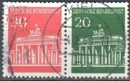 Germany BRD 1967  Zusammendruck Mi.W 25 Gestempelt / Used - Se-Tenant