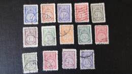 Turquie  Lot De14 Timbres Oblitérés Entre N° 45 Et 63 Y/T - Timbres De Service