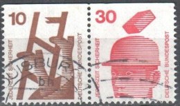 Germany BRD 1974  Zusammendruck Mi. W 51 Gestempelt / Used - Se-Tenant