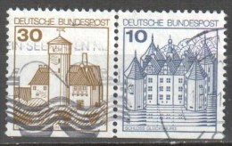 Germany BRD 1977  Zusammendruck Mi. W 62 Gestempelt / Used - Se-Tenant