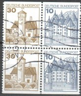 Germany BRD 1977  Zusammendruck Mi. W 61/W 62 Gestempelt / Used - Se-Tenant