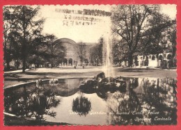 CARTOLINA VIAGGIATA ITALIA - TORINO - Giardini Piazza Carlo Felice E Stazione Centrale - 10 X 15 - ANNULLO TORINO 1958 - Parks & Gärten