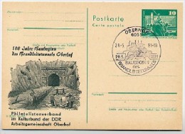 DDR P79-20b-81 C153-c Postkarte PRIVATER ZUDRUCK Brandleitetunnel Oberhof Sost. 1981 - Privatpostkarten - Gebraucht