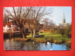 PULL"S FERRY AND THE CATHEDRAL,Norwich - Norwich