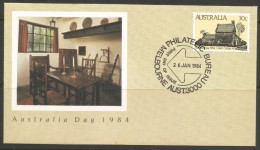 Australia. 1984 Australia Day. 30c Pictorial First Day Cover With Melbourne Post Philatelic Bureau Postmark - Lettres & Documents