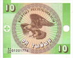 KIRGHIZISTAN     10 Tyiyn  Non Date (1993)   Pick 2    ***** BILLET  NEUF ***** - Kirghizistan