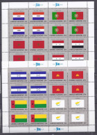 UnitedNations1989: Yvert547-62mnh** Sheetlets Catalogue Value 87Euros($118) - Blocks & Sheetlets