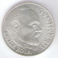 FRANCIA 100 FRANCS 1985 EMILE ZOLA GERMINAL  AG SILVER - Commemorative