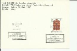 ALEMANIA DDR BERLIN CONGRESO ESCRITORES LITERATURA - Andere & Zonder Classificatie