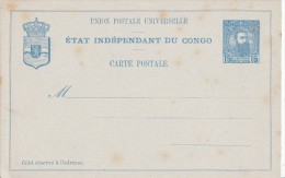 A27 - Entier Postal Du  Congo Old Unused Postcard Postal Stationery. - Interi Postali