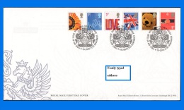 GB 2005-0004, Smilers Booklet Stamps (1st Series) FDC, Tallents House SHS - 2001-2010 Dezimalausgaben