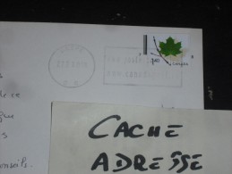 LETTRE CANADA AVEC YT 2045 - FEUILLE ERABLE - ARBRE - CPM PARC NATIONAL DE FORILLON EN GASPESIE - - Briefe U. Dokumente