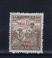 Hungary / Ungarn: Szeged Surcharge On Mi 196 In Red, Not Mentioned In Michel. MH/* - Szeged