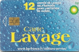 CARTE-PUCE-GEM 6--LAVAGE-BP-12-UNITES-TB E - Autowäsche