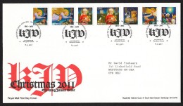 Royal Mail First Day Cover - GB Christmas Set,  2011 - 2011-2020 Decimal Issues