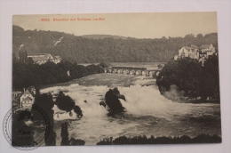 Postcard Switzerland - Rheinfall Mit Schloss Laufen - Edited Photoglob - Uncirculated - Laufen-Uhwiesen 