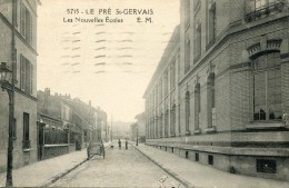 CPA 93 LE PRE ST GERVAIS LES NOUVELLES ECOLES 1934 - Le Pre Saint Gervais