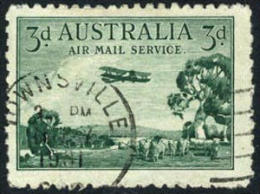 Australia C1 Used 3p Airmail From 1929 - Usados