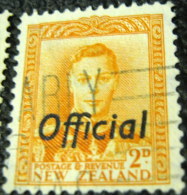 New Zealand 1938 King George VI Official 2d - Used - Dienstmarken