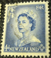 New Zealand 1954 Queen Elizabeth II 4d - Used - Nuevos