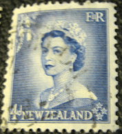 New Zealand 1954 Queen Elizabeth II 4d - Used - Nuevos