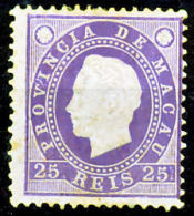 !										■■■■■ds■■ Macao 1888 AF#35* King Luiz 25 Réis 12.5 (x8673) - Neufs