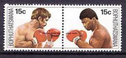 Bophutatswana 1979 Yv. 41-42 Boxing Match Knoetze - John Tate MNH - Bophuthatswana