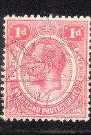 Nyasaland Protectorate 1913-19 King George V 1p Used - Nyasaland (1907-1953)