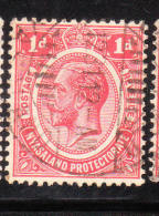 Nyasaland Protectorate 1913-19 King George V 1p Used - Nyasaland (1907-1953)