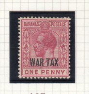 King George V - WAR TAX - 1859-1963 Colonie Britannique