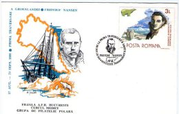 F. Nansen In Gronland - 100 Years. Bucuresti 1988. - Polar Explorers & Famous People