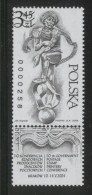 POLAND 2004 STAMP PRODUCERS CONFERENCE NUMBERED BLACK PRINT NHM - Essais & Réimpressions