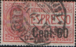 Italia Italy 1922 Espresso Del 1920 Sovrastampato Da 60c Su 50c VFU - Eilsendung (Eilpost)