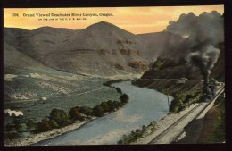 Cpa Etats Unis Oregon Grand View Of Deschutes River Canyon  LAM23 - Andere & Zonder Classificatie
