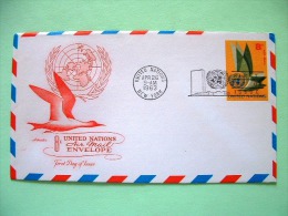 United Nations - New York 1963 FDC Stamped Enveloppe - Symbol - 8c - Lettres & Documents