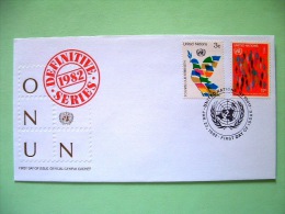 United Nations - New York 1982 FDC Cover - Respect For Human Rights - Dove - Lettres & Documents