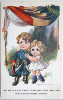 CPA Litho Chromo Militaria Patriotique Illustrateur SPURGIN Comrade Duo Enfants Patriotique Belgique 1915 Albert - Spurgin, Fred