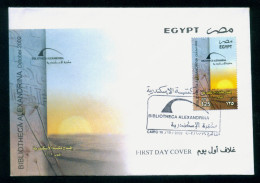 EGYPT / 2002 /  INAUGURATION OF BIBLIOTHECA ALEXANDRINA ( ALEXANDRIA LIBRARY ) / FDC - Brieven En Documenten