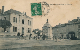 CHATEAUPONSAC - Place De La Fontaine (animation) - Chateauponsac