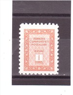 65  **   Y&T  (Timbre De Service)   *TURQUIE*  13/10 - Timbres De Service