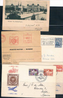 Dinamarca. Conjunto De 8 Piezas De Historia Postal - Briefe U. Dokumente