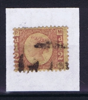 Great Britain SG  49 , Yv Nr 49 Used Plate 3 - Usados