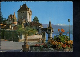 F1665 Schloss Oberhofen Am Thunersee Mit Bluemlisalp - Oberhofen Am Thunersee