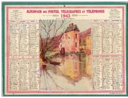 Almanach Des Postes Et Télégraphes 1943 - Moulin De Nogent Le Rotrou - Département Aude - - Big : 1941-60