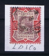 Great Britain SG  210  Used  1887 Yvert 102 PERFIN    LD & Co - Oblitérés