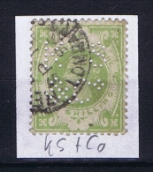 Great Britain SG  211  Used  1887 Yvert 103, PERFIN    KS & Co - Used Stamps